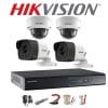 Trọn bộ 4 camera IP Hikvision 2MP uy tín